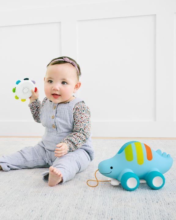 Actual product image Skiphop Explore & More Shakin' Stegosaurus Pull Toy