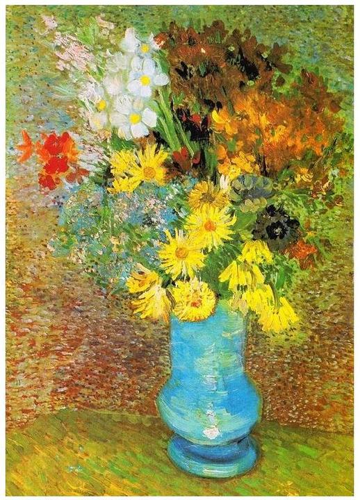 Immagine prodotto Enjoy Puzzle ENJOY-1158 - Vincent Van Gogh: Vaso con margherite e anemoni, puzzle, 1000 pezzi (1000 pezzi)