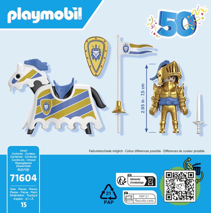 Image du produit Playmobil 71604 Chevalier du jubilé (71604)
