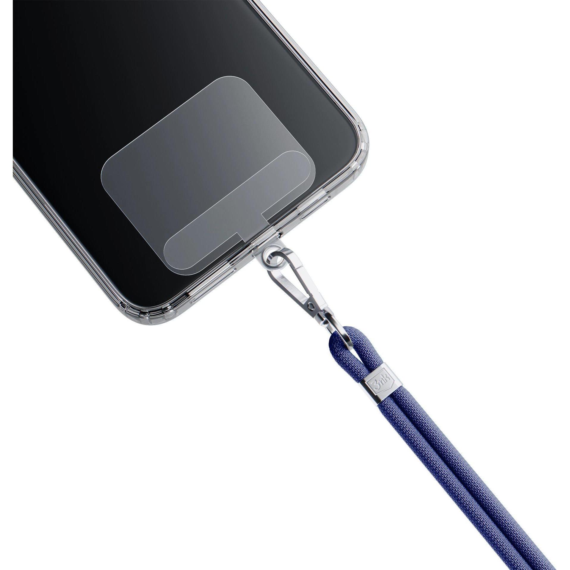 Thumbnail - 3MK EasyClip Dark Blue (silver) smycz do telefonu, Smartphone Halterung, Blau