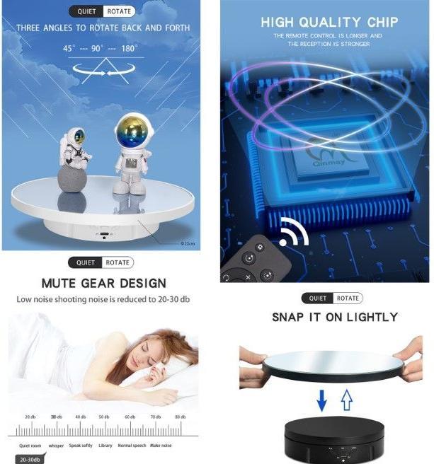 Actual product image MU Classic 360° Elektrischer Spiegel Drehteller (Further accessories)