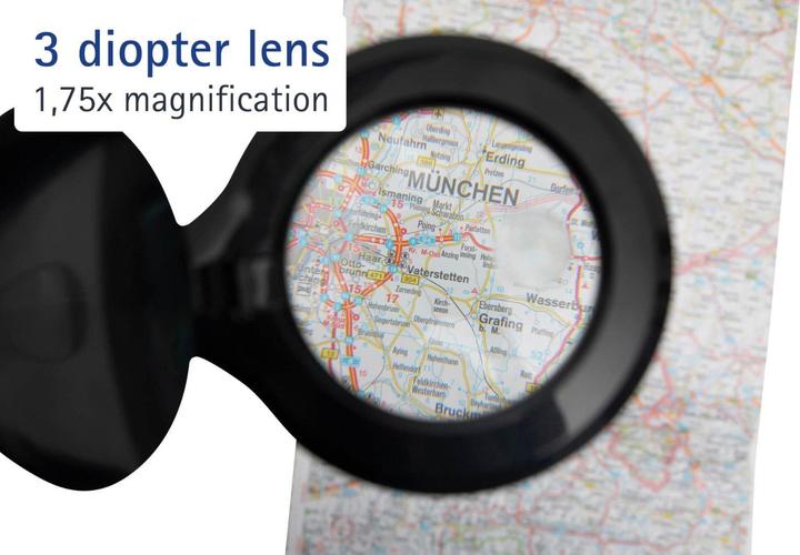 Image du produit Maul Lampe loupe LED MAULiris, dimmable, 470 lumen, 7 W, noir (470 lm)