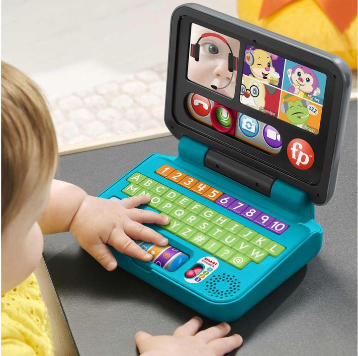 Actual product image Fisher-Price Laugh & Learn Let's Connect Laptop (English, French, 0.50 - 3 years)