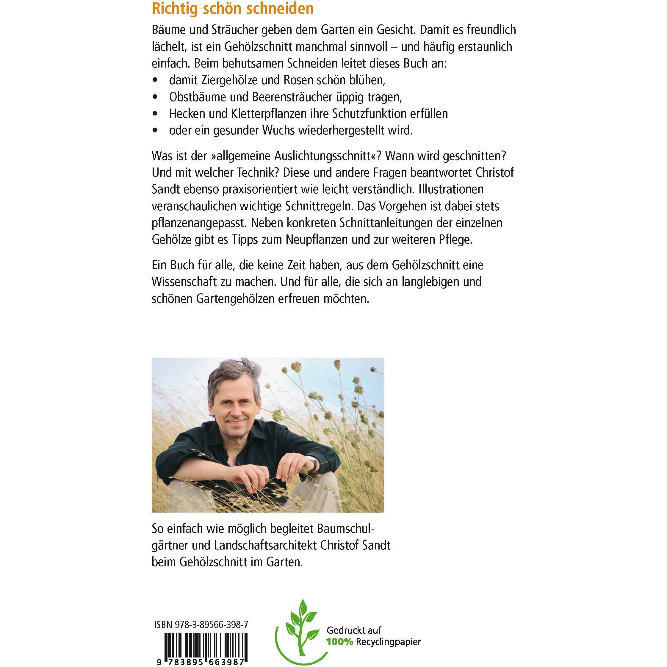 Thumbnail - Kleine Anleitung zum Gehölzschnitt, Sachbücher von Christof Sandt