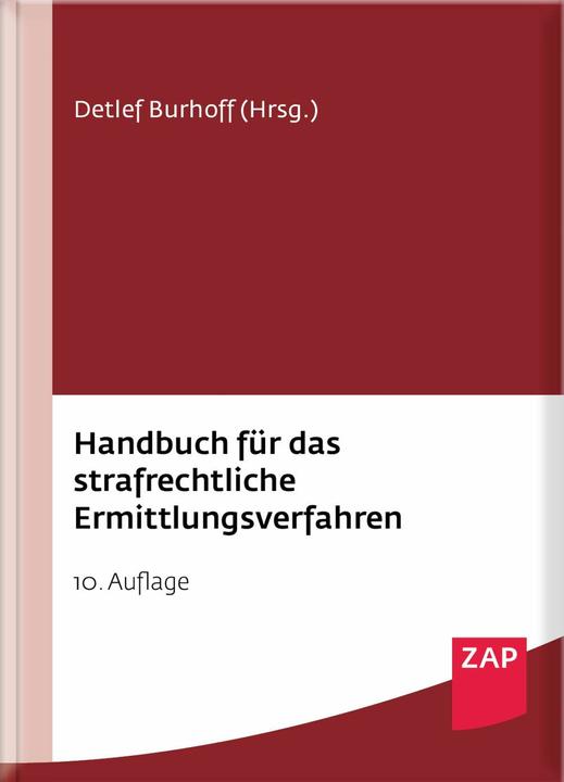 Immagine prodotto Handbuch fr das strafrechtliche Ermittlungsverfahren (Tedesco, Annika Hirsch, Detlef Burhoff, Frederic Schneider, Mirko Laudon, Thomas Hillenbrand, 2024)
