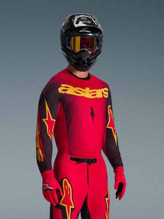 Actual product image Alpinestars Jersey Supertech Scenz Red (S)