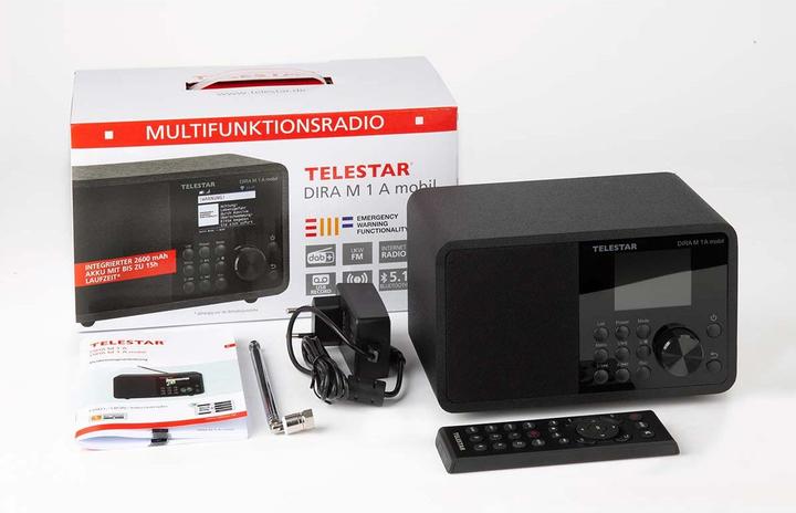 Actual product image Telestar DIRA M 1 A mobil (FM, DAB+, Web radio, Bluetooth, Wi-Fi)