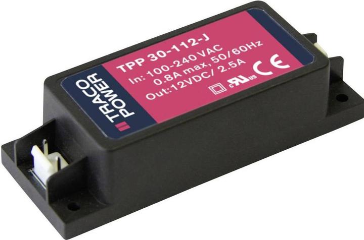 Image du produit TracoPower TPP 30-112-J Module d'alimentation AC/DC, fermé 2500mA 30W +12.0 V/DC