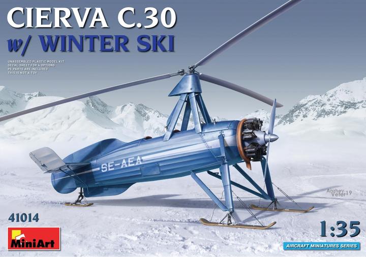 Produktbild Mini art Cierva C.30 with Winter Ski