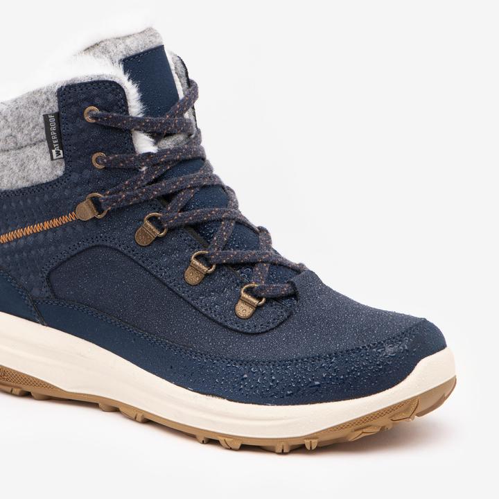 Actual product image Quechua Winter shoes ladies half high leather warm waterproof winter hiking - SH900 (37)