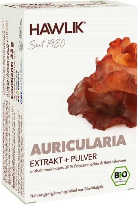 Image du produit Hawlik Extrait d'Auricularia + poudre Gélule (60 pièce(s), Capsules, 57 g)