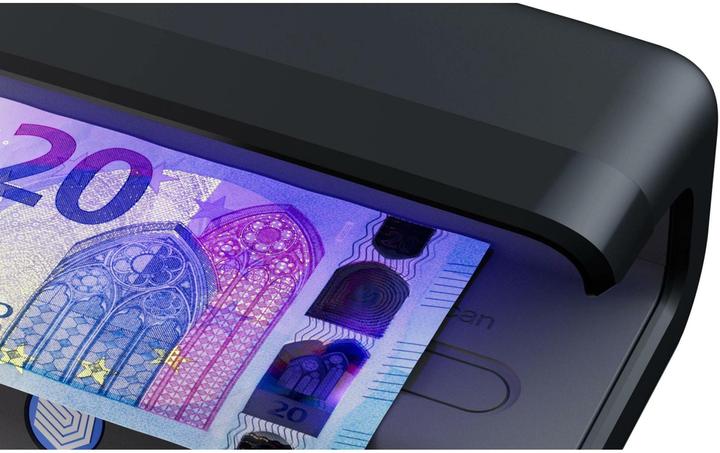 Produktbild Safescan 55 LED UV Prüfgerät für Währungen, Pässe Schwarz (Geldscheinprüfer)