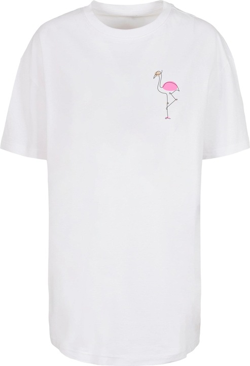 Actual product image Merchcode Ladies Flamingo Oversized Boyfriend Tee - 118467 (4XL)