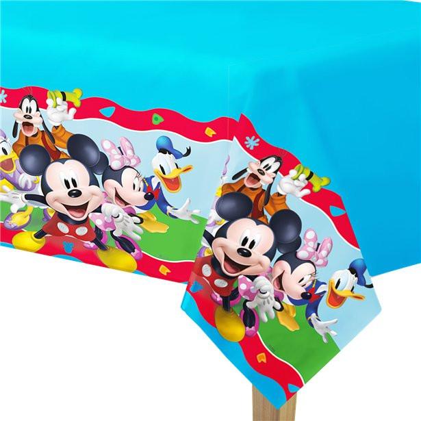Productafbeelding GoDan Plastic tafelkleed Mickey Rock The House 120x180cm (180 x 120 cm)