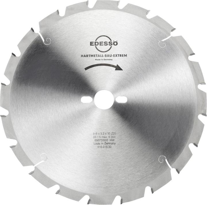 Actual product image Magni Edessö carbide circular saw blade 315 x 3.2 x 30 mm Z=20 FF-nail safe