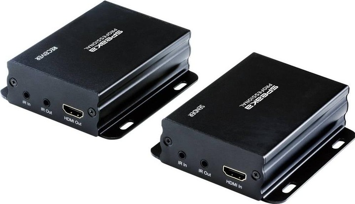 SpeaKa Professional SP-8567416 Audio/Video Power Amplifier AV Transmitter & Receiver Black (Extender)