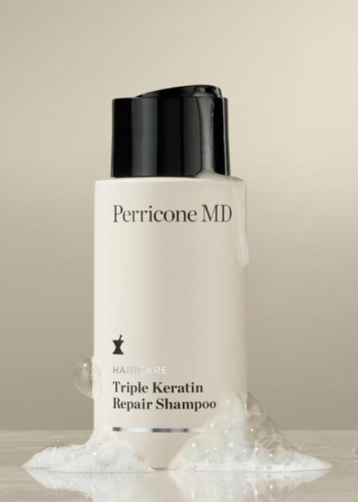 Actual product image Perricone MD Haircare Triple Keratin Repair Shampoo (Liquid shampoo, 300 ml)