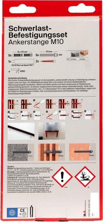 Produktbild Fischer Schwerlastbef.Set 300 T SBS Set M10 (6 Stk.)