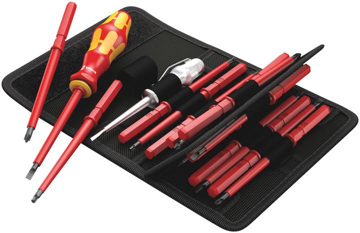 Produktbild Wera VDE Wechselklingen-Set (Schlitzschrauben, Torx (TX), Pozidriv-Kreuzschlitz (PZ), Phillipps-Kreuzschlitz (PH))