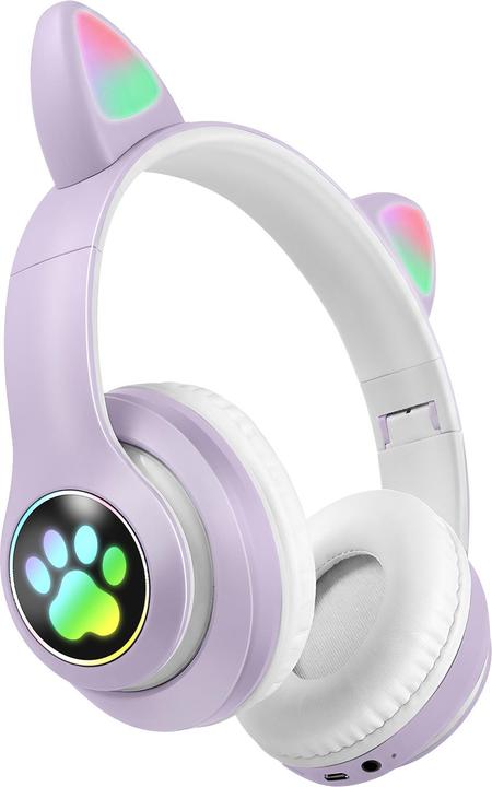 Produktbild Avizar Bluetooth Kinderkopfhörer Katzenohren