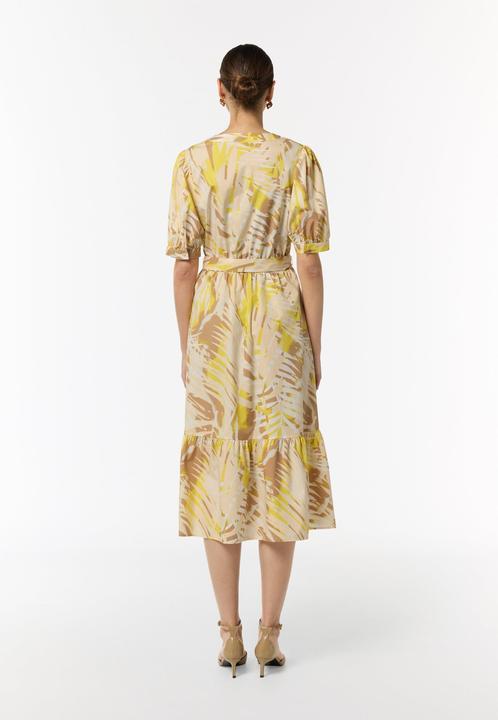 Produktbild Comma Kleid Baumwoll-Kleid mit Puff-Ärmeln (42)