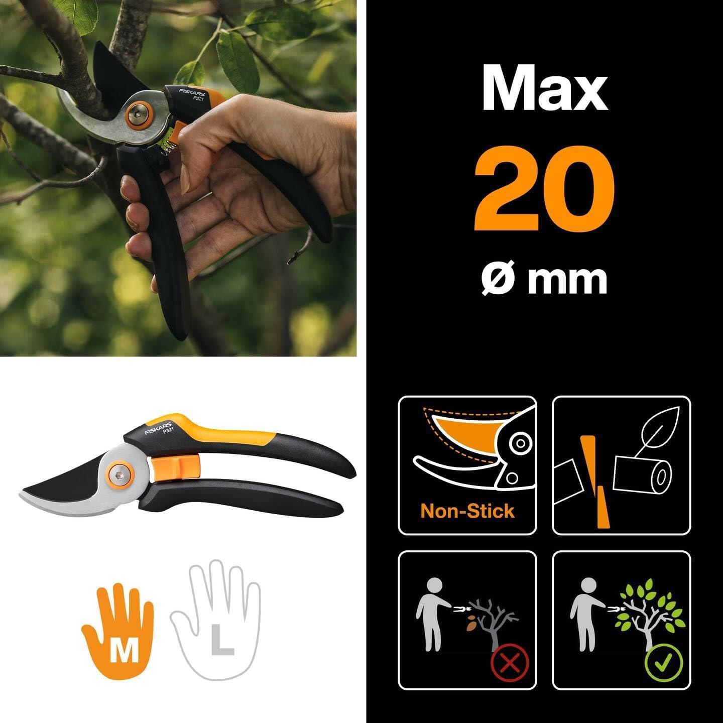 Thumbnail - Fiskars, Gartenschere, Bypass - Gartenschere 'P321 SingleStep'