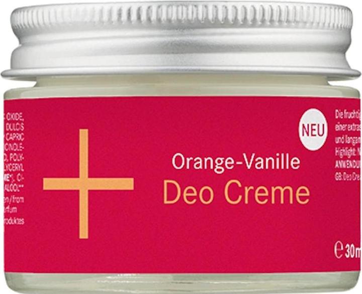 i+m Naturkosmetik Déodorant Crème Orange Vanille 30 ml (Crème, 30 ml)