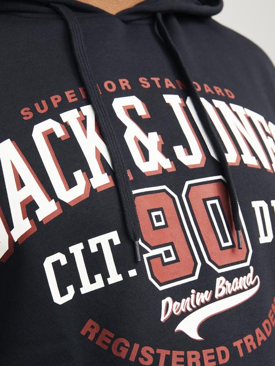 Produktbild Jack & Jones JJELOGO SWEAT HOOD 2 COL 24/25 NOOS PLS (4XL)
