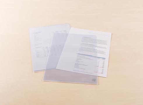 Image du produit Oxford Pochette transparente Premium, DIN A4, PVC, 0,14 mm, incolore (A4, 1x)