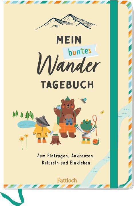 Label énergétique Mein buntes Wandertagebuch (Couverture rigide)