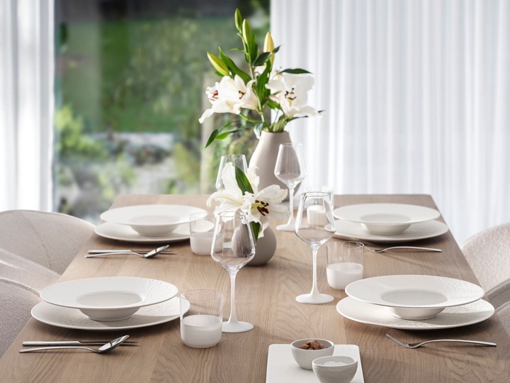 Actual product image Villeroy & Boch Manufacture Rock flat bowl blanc (23.50 cm, 1.10 l, 1 x)
