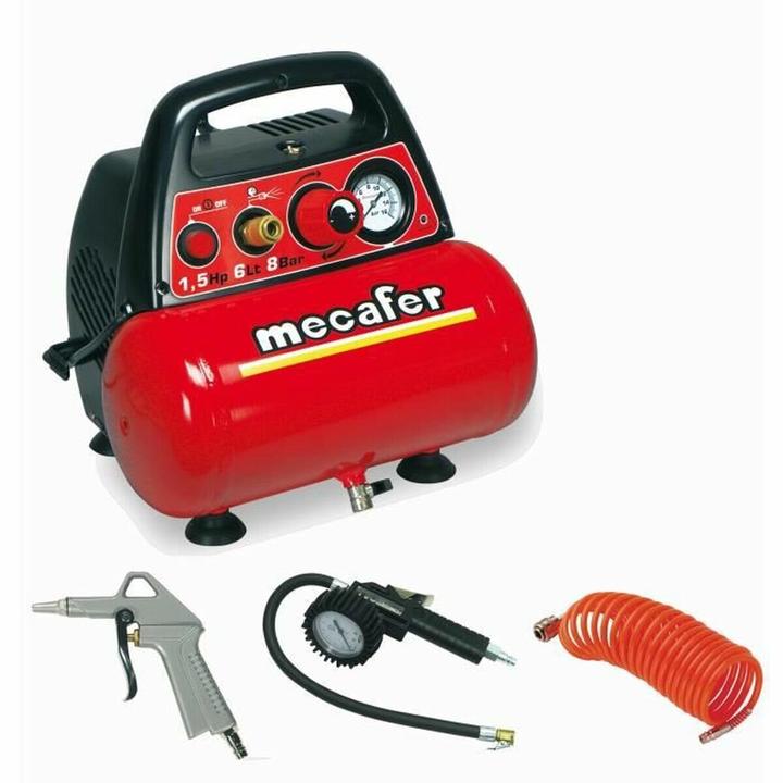 Actual product image Mecafer Air compressor 6 L (6 l, 8 bar)