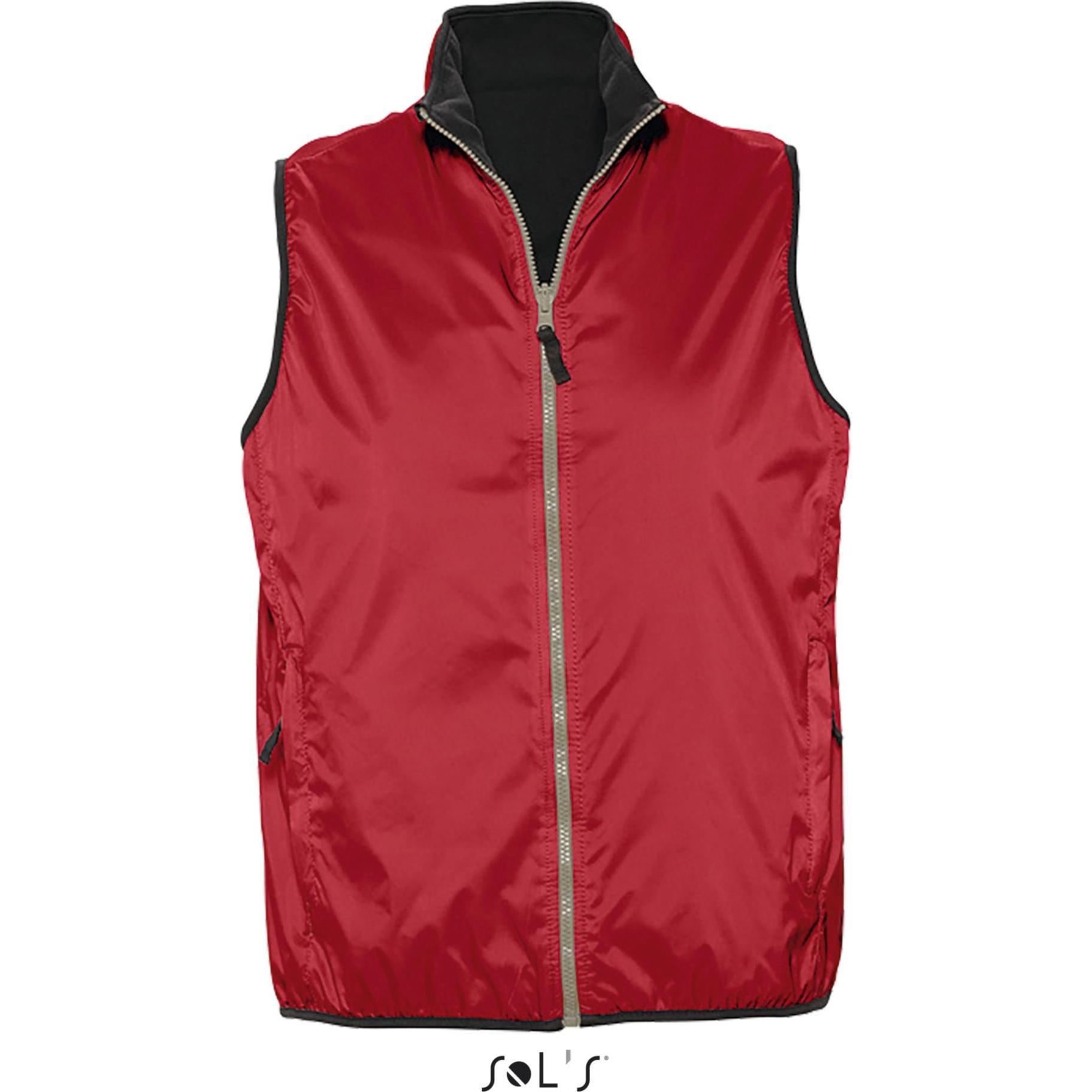 Sol's, Herren, Weste, ärmellose jacke winner, Rot, (XL)