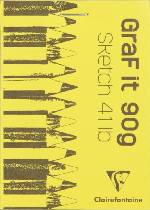 Produktbild Clairefontaine Trockene Techniken (A3)