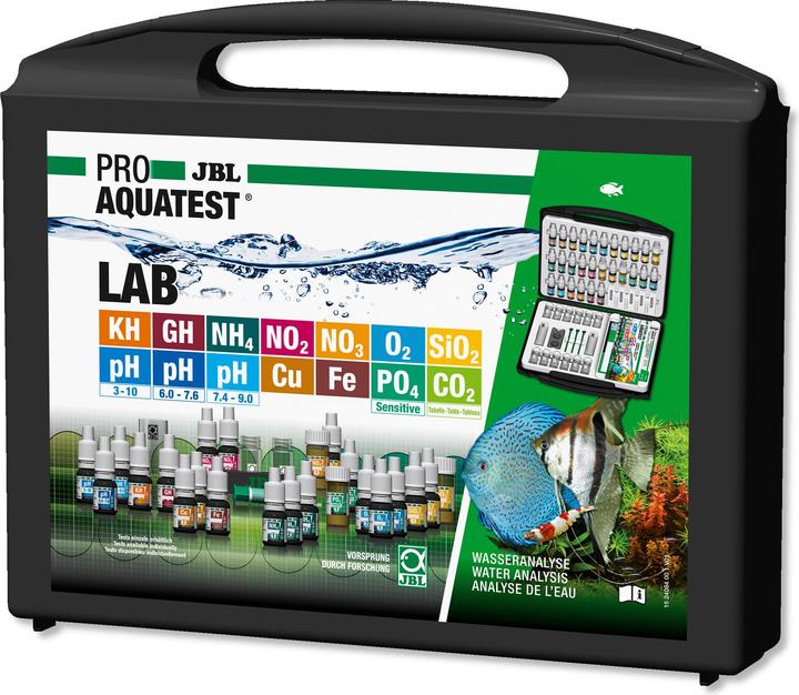 JBL Aquaristik und Terraristik ProAquaTest Lab (Aquarium cleaning)