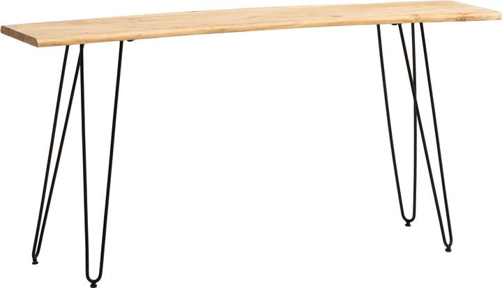 Actual product image FineBuy Schreibtisch Bürotisch 150 cm Akazie Massivholz Computertisch Baumkante