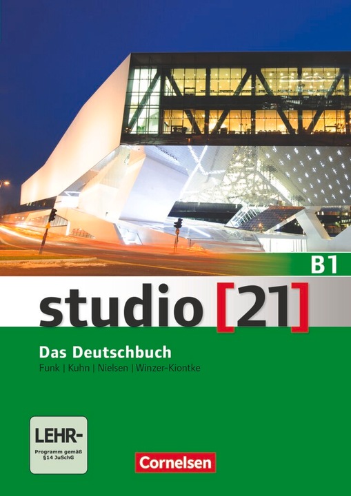 Actual product image studio 21 B1. Gesamtband. Das Deutschbuch. Kurs- und Übungsbuch mit DVD-ROM (German, Hermann Funk, Christina Kuhn, Laura Nielsen, 2015)