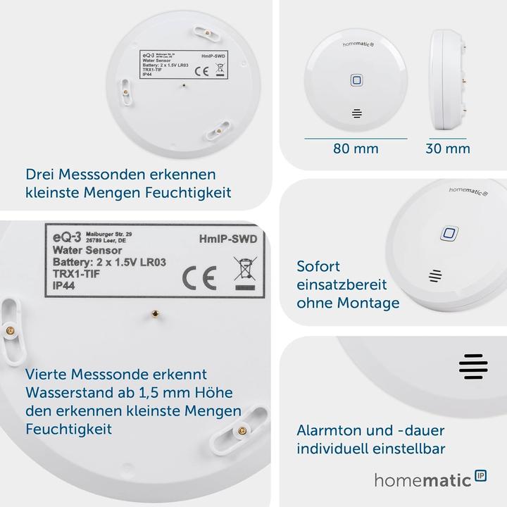 Produktbild Homematic IP Set Wassersensoren 2x SWD