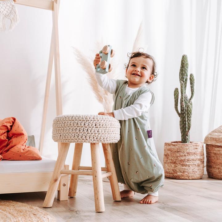 Image du produit Träumeland Sac de couchage bébé toute l'année Jumper Garden taille 74 (74 cm, 2.5 TOG, Toute l'année)