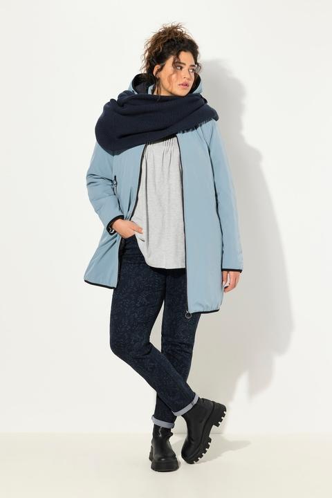 Image du produit Ulla Popken Veste matelassée réversible HYPRAR, élément réfléchissant, fermeture Éclair à double sens (42, 44)