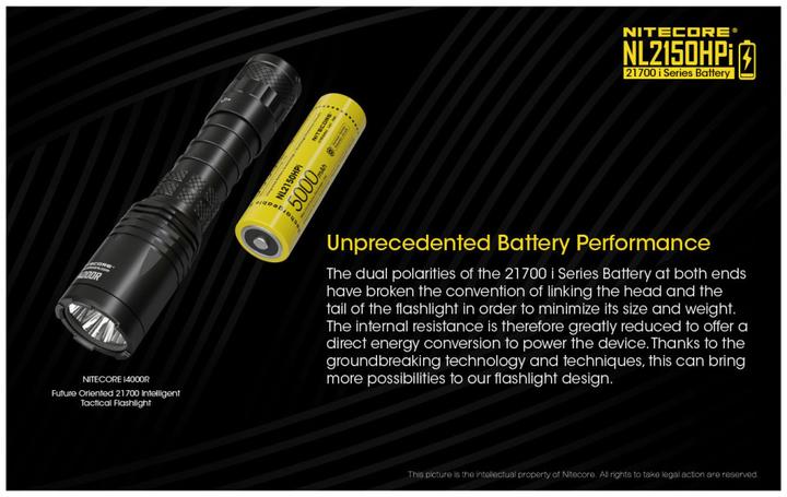 Produktbild Nitecore Intelligent Battery System NL2150HPi - Set 2