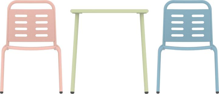 Produktbild Casa.Pro Kindersitzgruppe Etroubles 3-tlg. Stahl Mehrfarbig