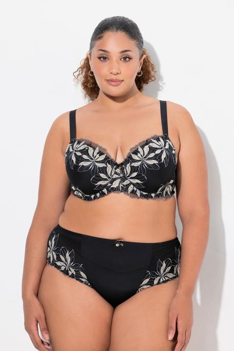 Immagine prodotto TruYou Reggiseno con ferretto, fiori ricamati e coppe morbide, coppa B-F (100 D)