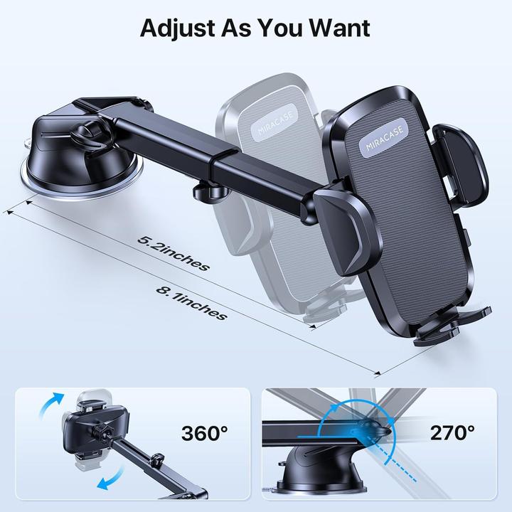 Actual product image Miracase Handyhalterung mit Saugnapf