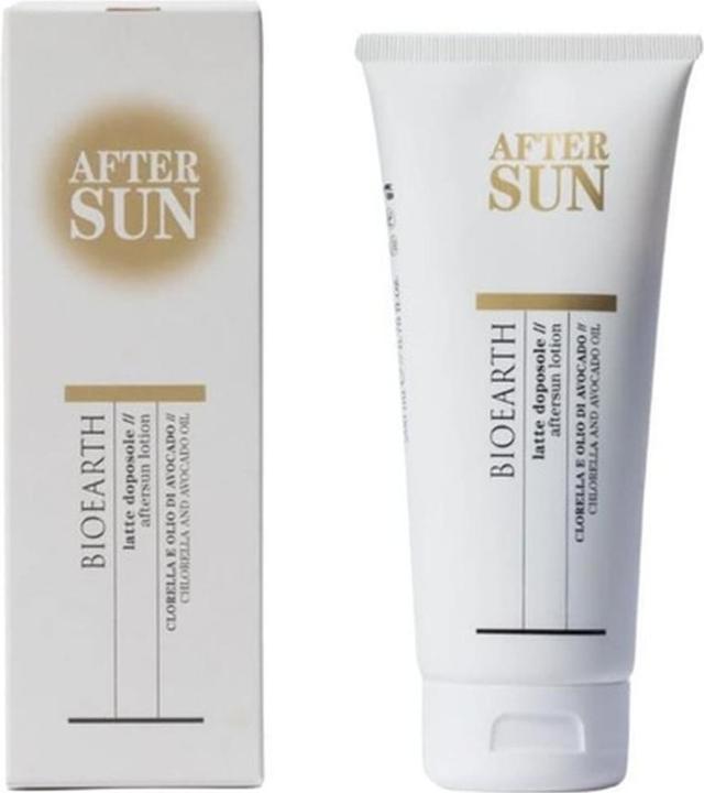Actual product image Bioearth Milk with Chlorella and Avocado Oil (200 ml, After Sun Lotion)