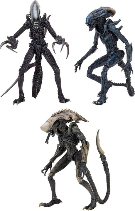 Produktbild Neca Alien vs Predator “Alien Sortiment” 3er Actionfiguren Set