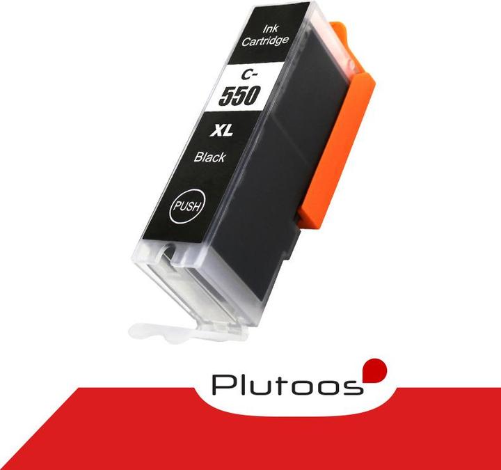 Actual product image Plutoos PGI-550 Schwarz Druckerpatrone Kompatibel mit Canon PIXMA (FC)