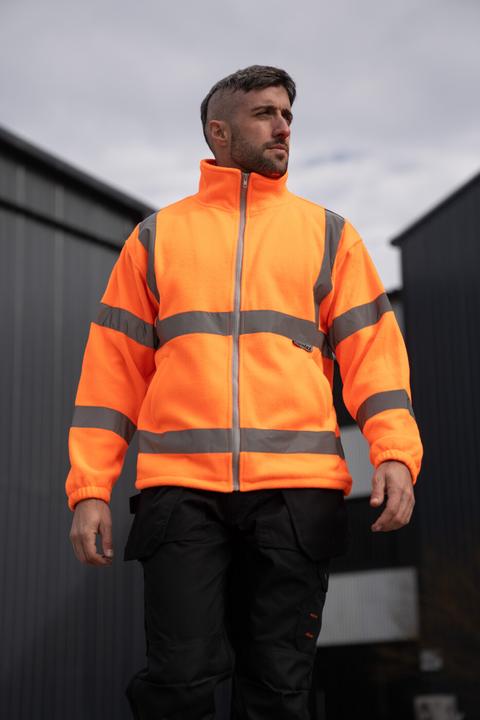 Produktbild Korntex Hi-Vis Fleece Jacke (L)