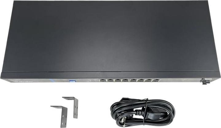 Produktbild Avizio Switch 16x RJ45 PoE 1Gb/s + 2x SFP Uplink 1Gb/s (16 Ports)