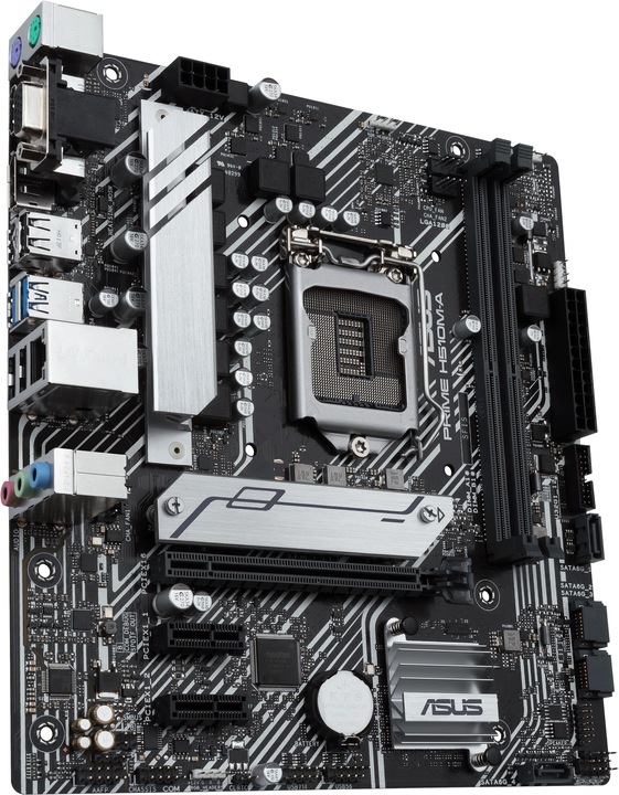 Actual product image ASUS PRIME H510M-A Motherboard (LGA 1200, Intel H510, mATX)